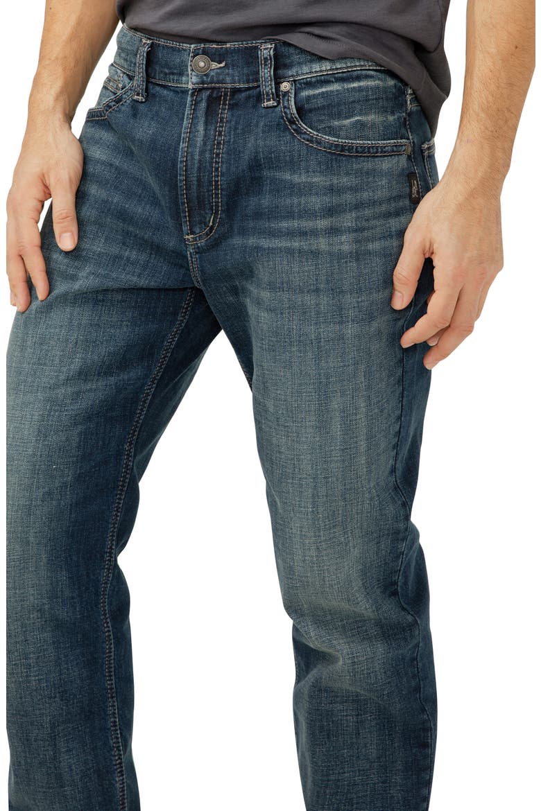 Eddie Athletic Fit Tapered Jeans, Alternate, color, SIERRA