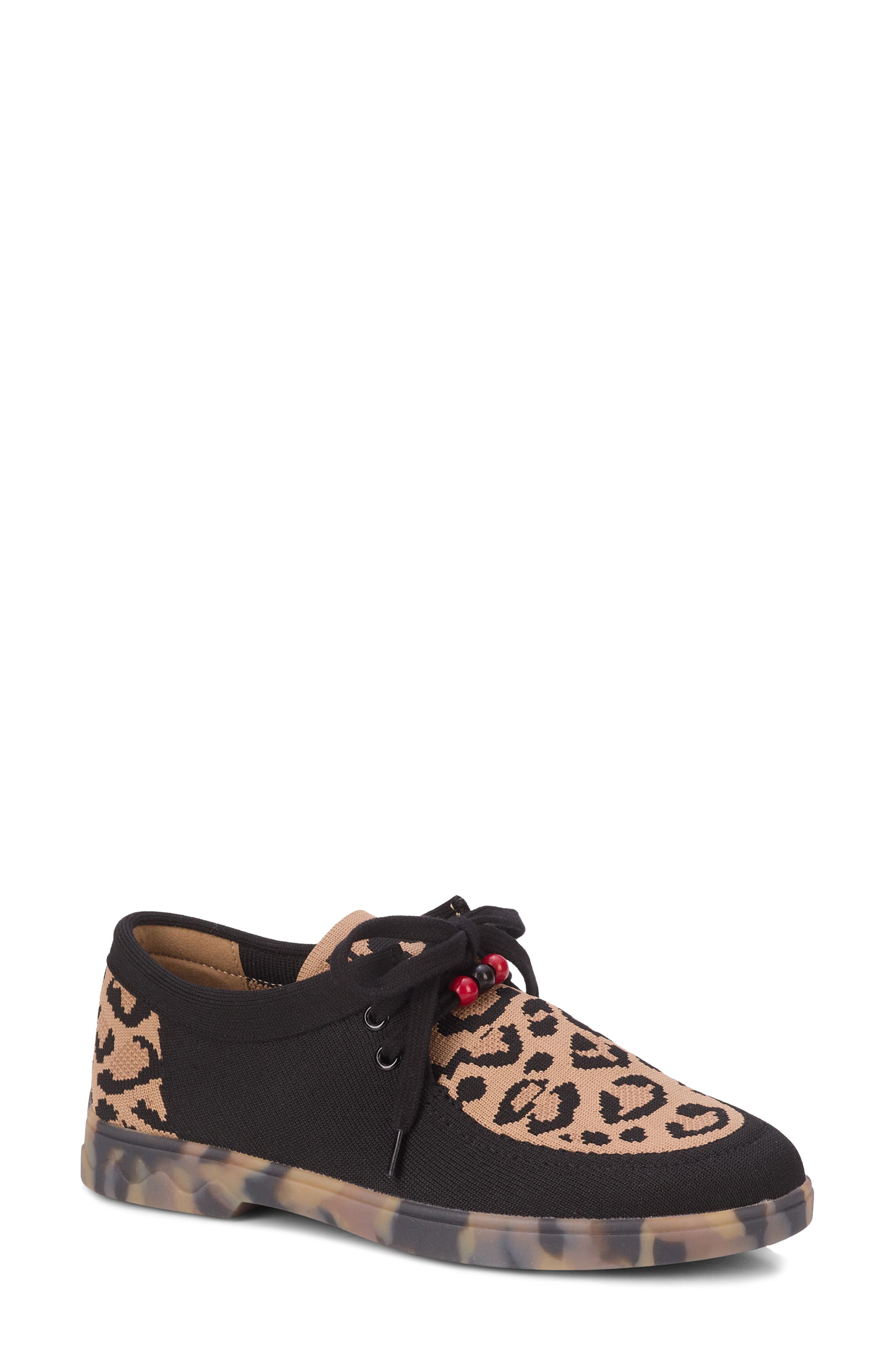  Black Leopard Knit