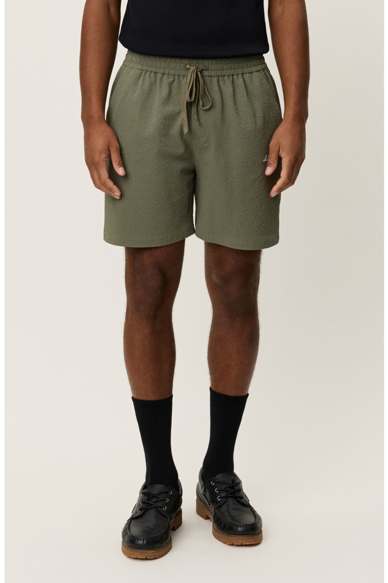 Stan Seersucker Swim Shorts, Alternate, color, LICHEN GREEN