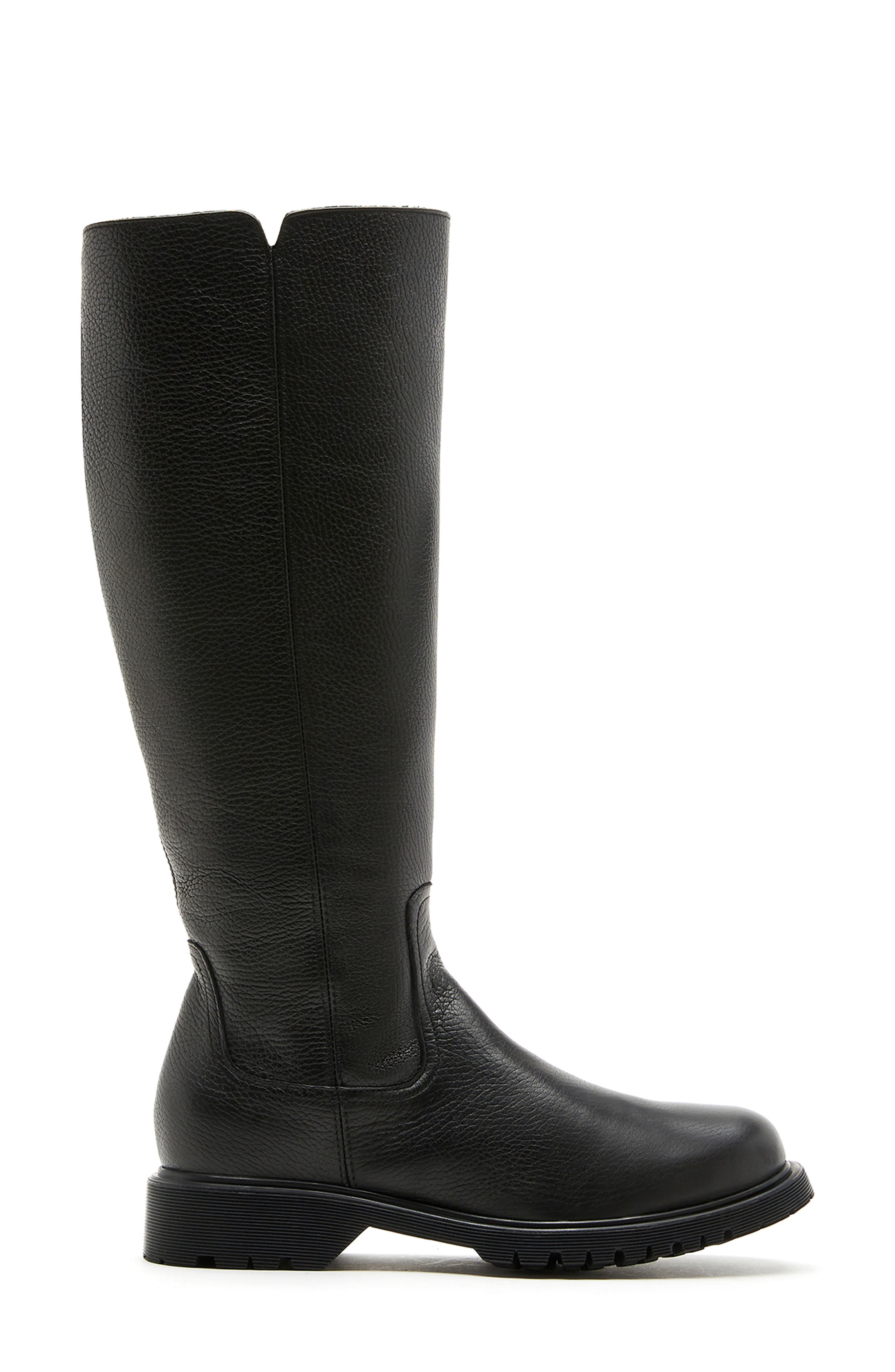 La Canadienne Harry Knee High Boot, Alternate, color, Black Pebble