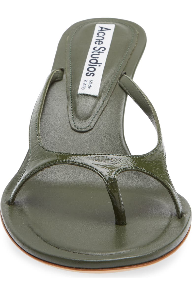 Acne Studios Kitten Heel Sandal, Alternate, color, Thyme Green
