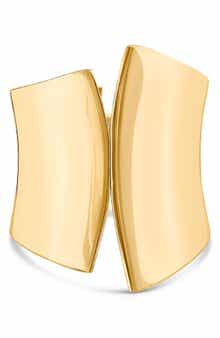 Wide Hinged Asymmetric Cuff Bracelet (Nordstrom Exclusive)