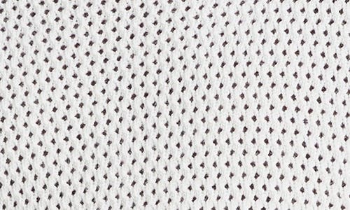 Vince Open Stitch Cotton & Cashmere Crewneck Sweater In Optic White