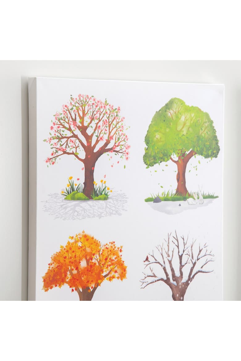 Seasons of Trees Giclee Wall Print, Alternate, color, brown