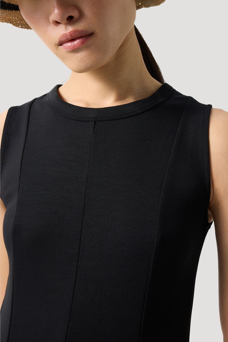 Rebecca Jersey Dress, Alternate, color, Black
