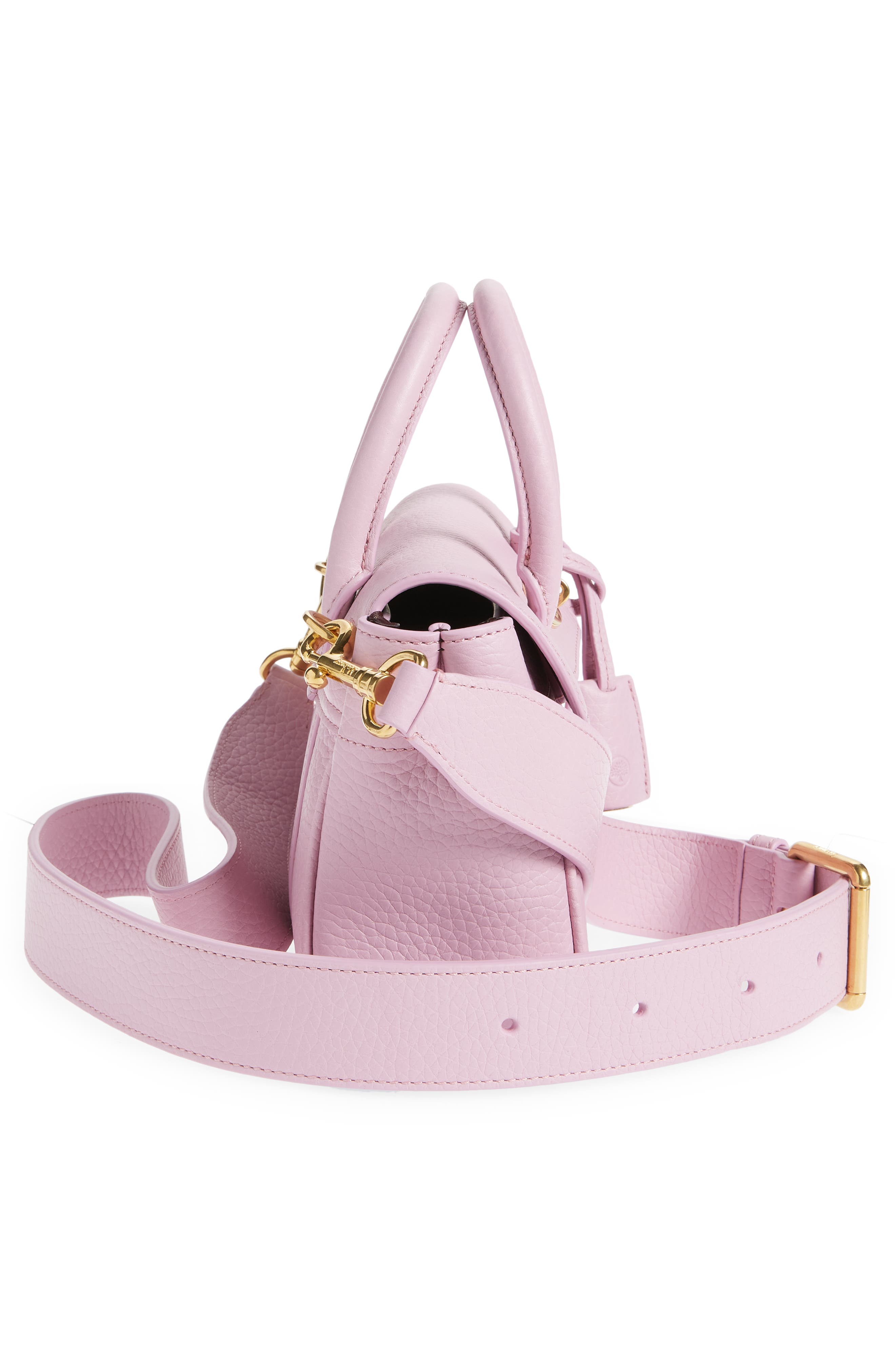 Mulberry Mini Bayswater Leather Tote, Alternate, color, 