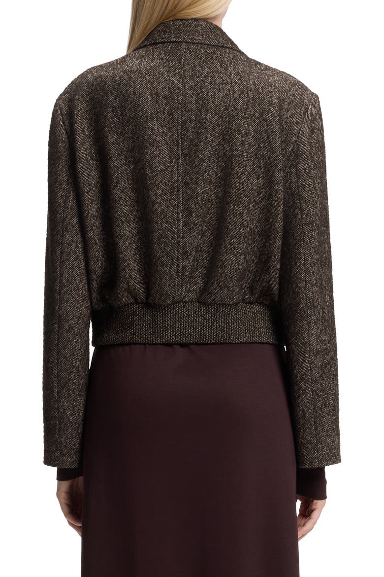Jocalenal Donegal Jacket, Alternate, color, BROWN HERRINGBONE