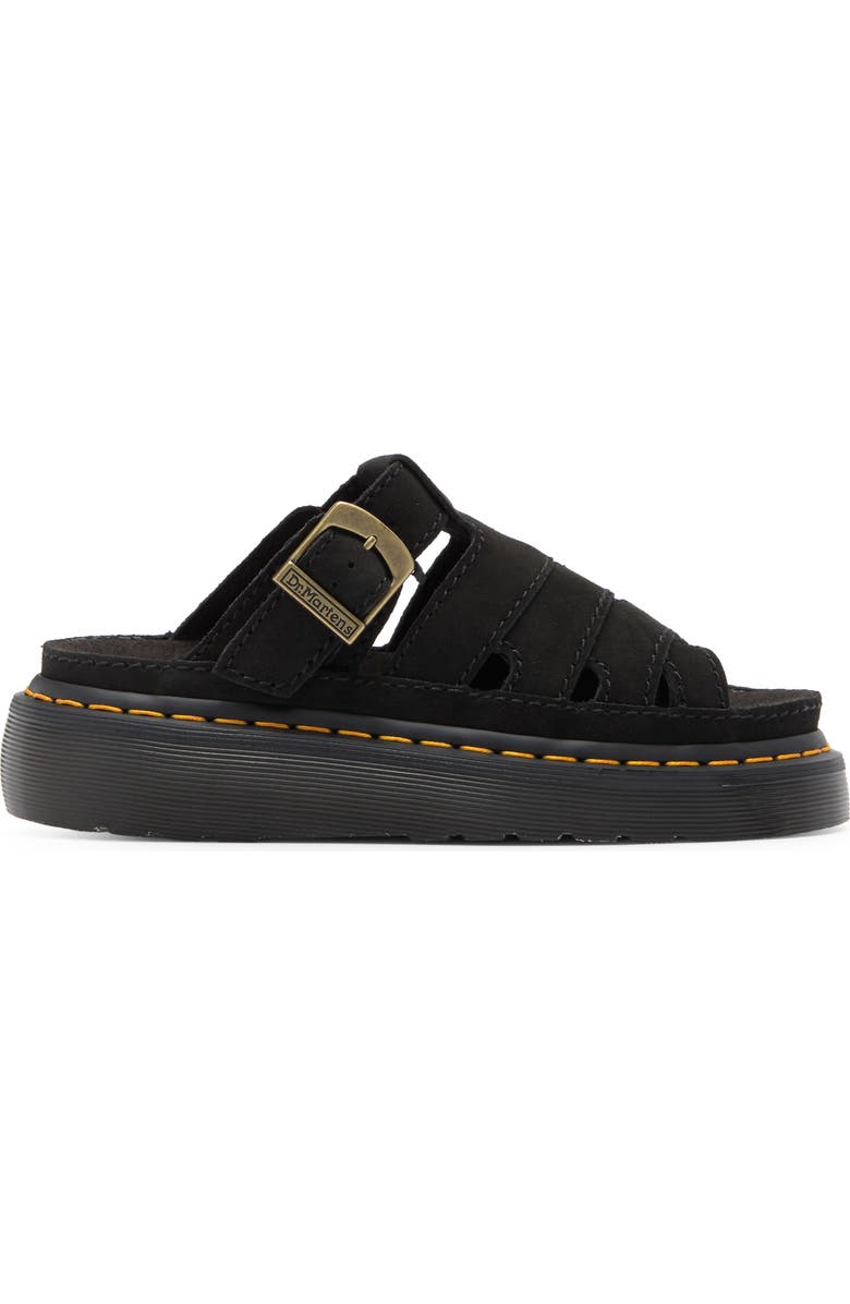 Dr. Martens Maxxy Slide Sandal, Alternate, color, Black Suede
