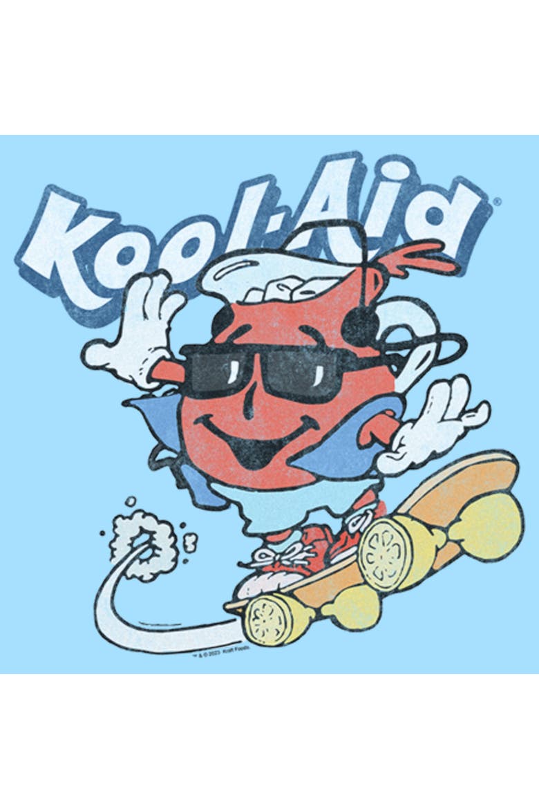 Men's Kool-Aid Vintage Skating  Graphic T-Shirt, Alternate, color, Light Blue