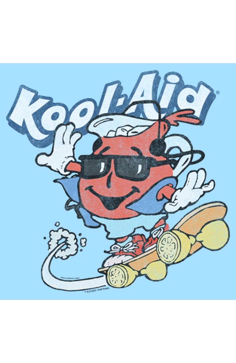 Kool-Aid Men's Kool-Aid Vintage Skating Graphic T-Shirt, Alternate, color, Light Blue