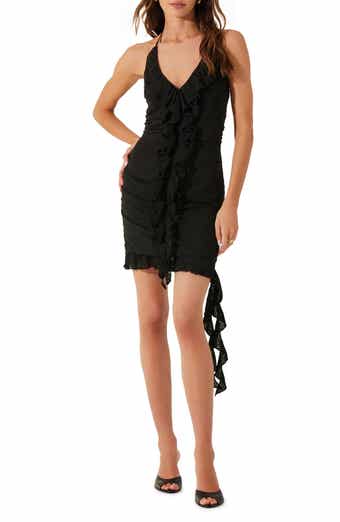 Ruffle Halter Minidress