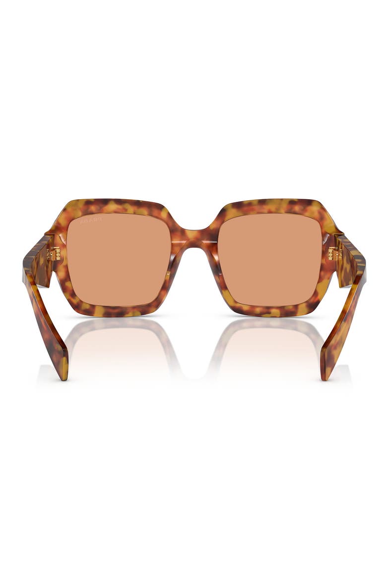 53mm Irregular Sunglasses, Alternate, color, ORANGE