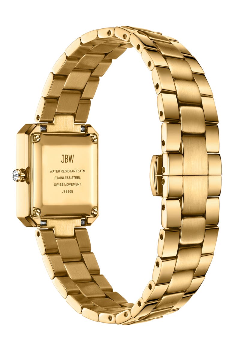 Arc Single Essential Lab Created Diamond Bracelet Watch, 23mm, Alternate, color, 18K GOLD