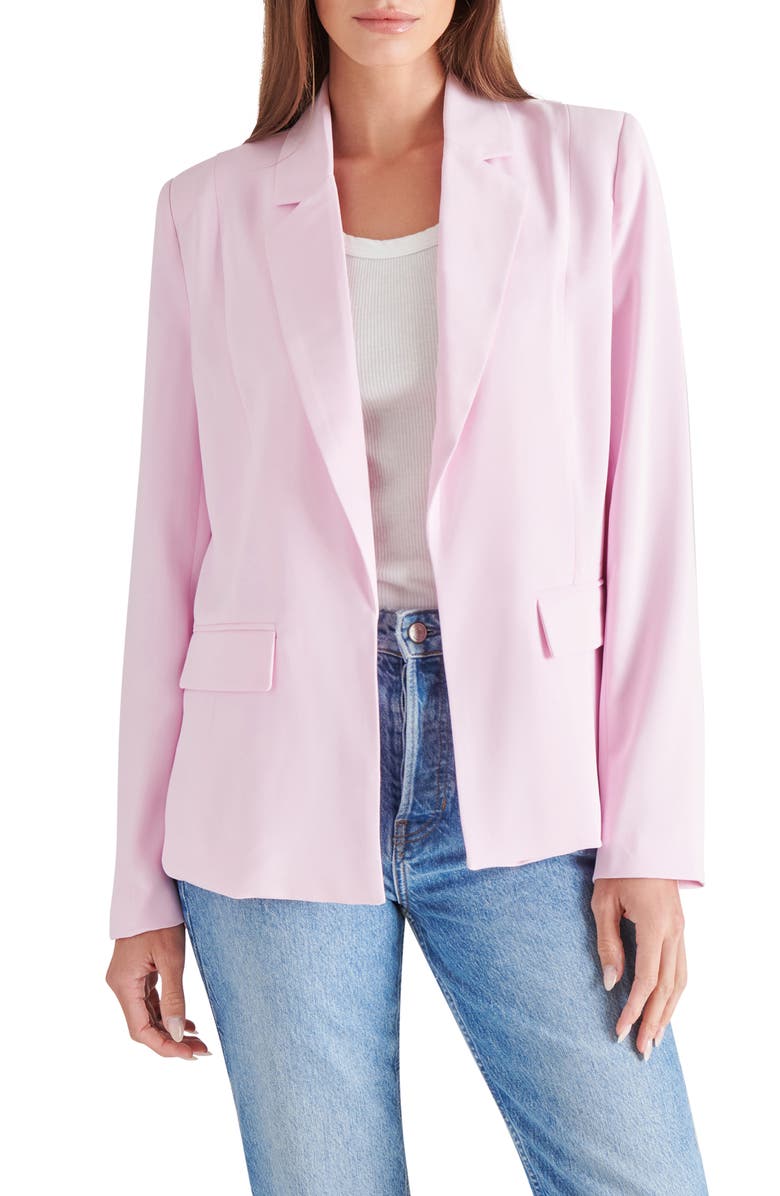 Steve Madden Payton Blazer, Main, color, Pink Lemonade