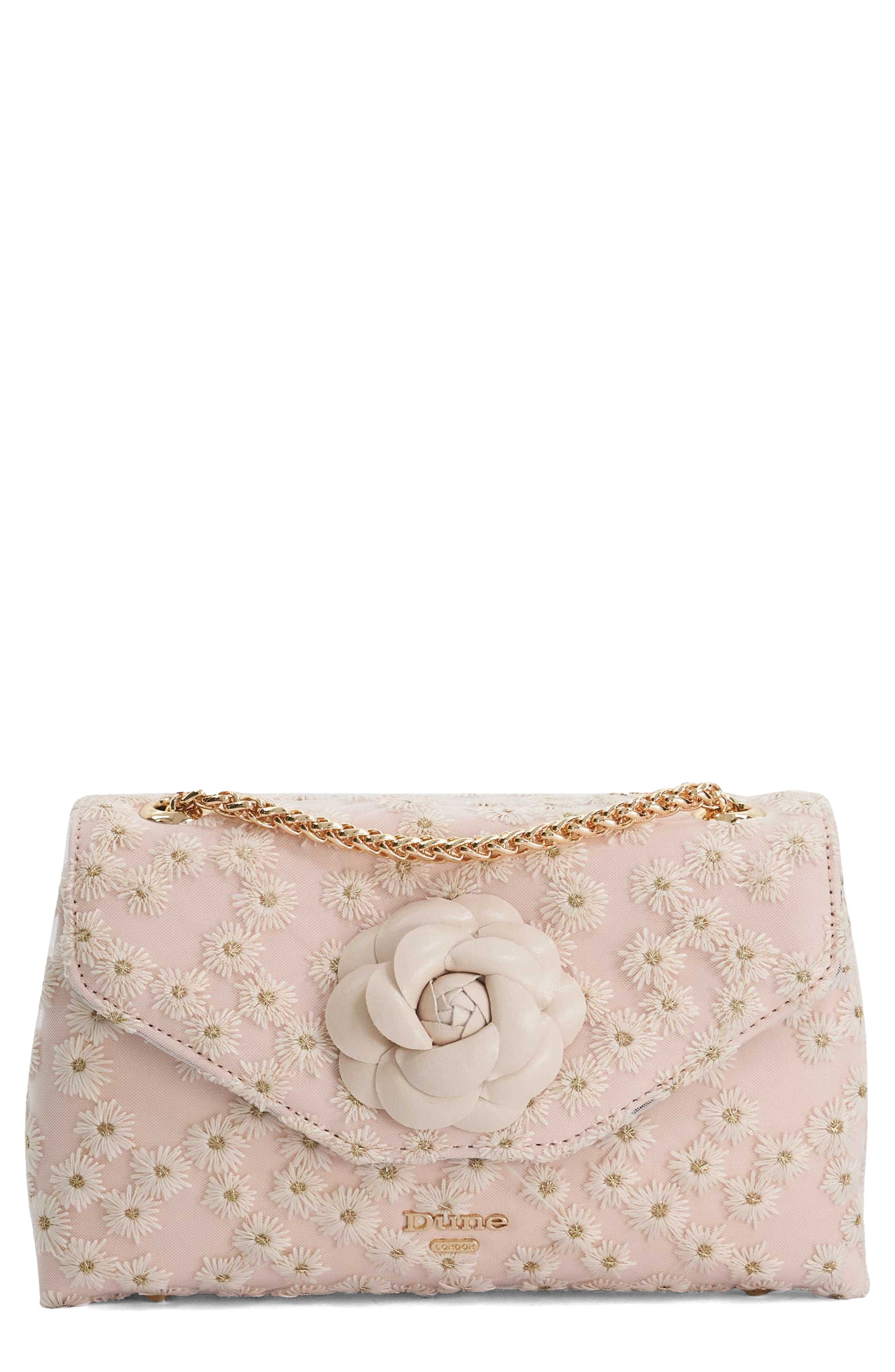 Erose Floral Embroidered Shoulder Bag