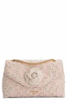 Erose Floral Embroidered Shoulder Bag