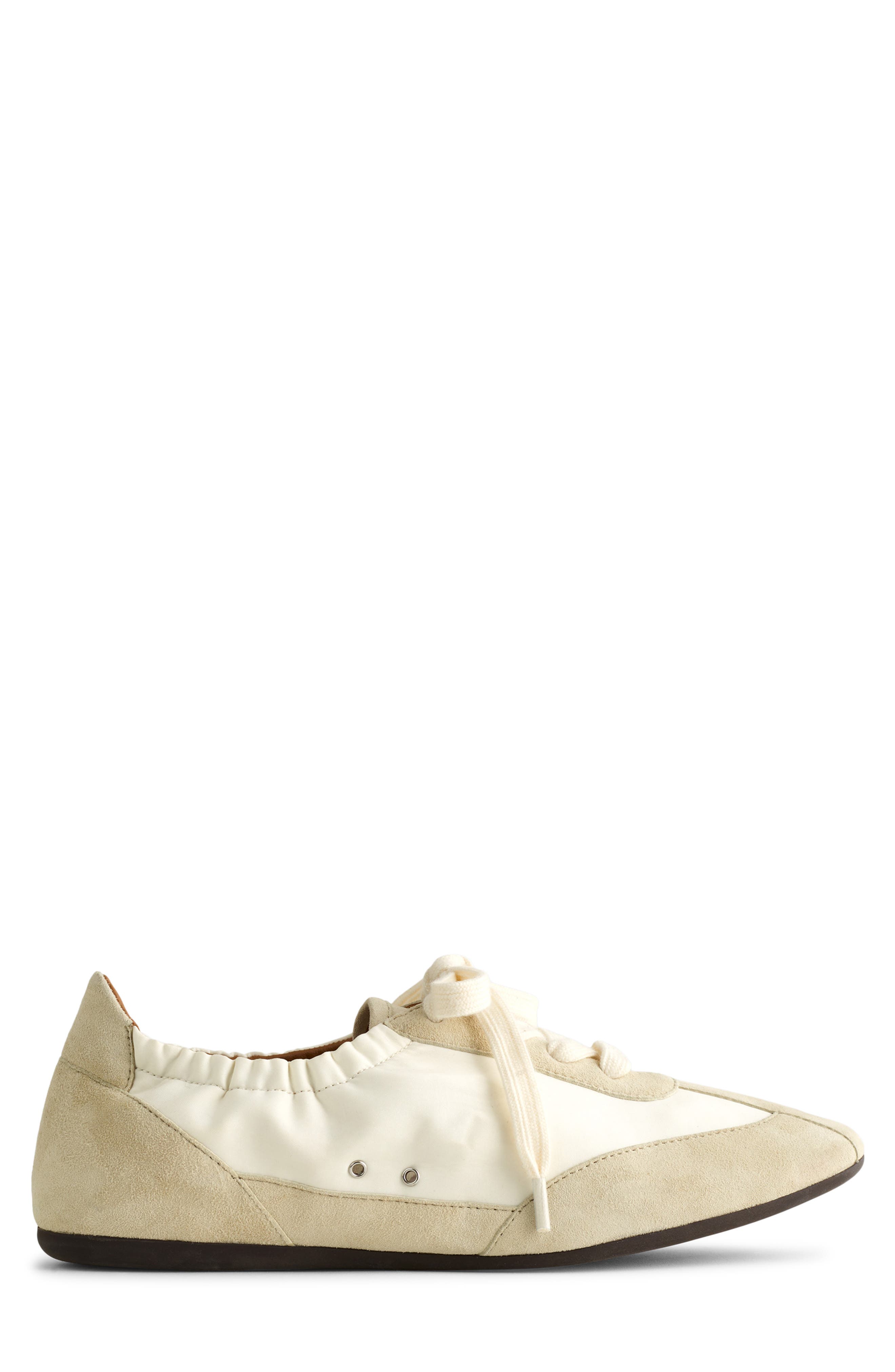 Madewell The Greta Ballet Sneaker, Main, color, Vintage Khaki Multi