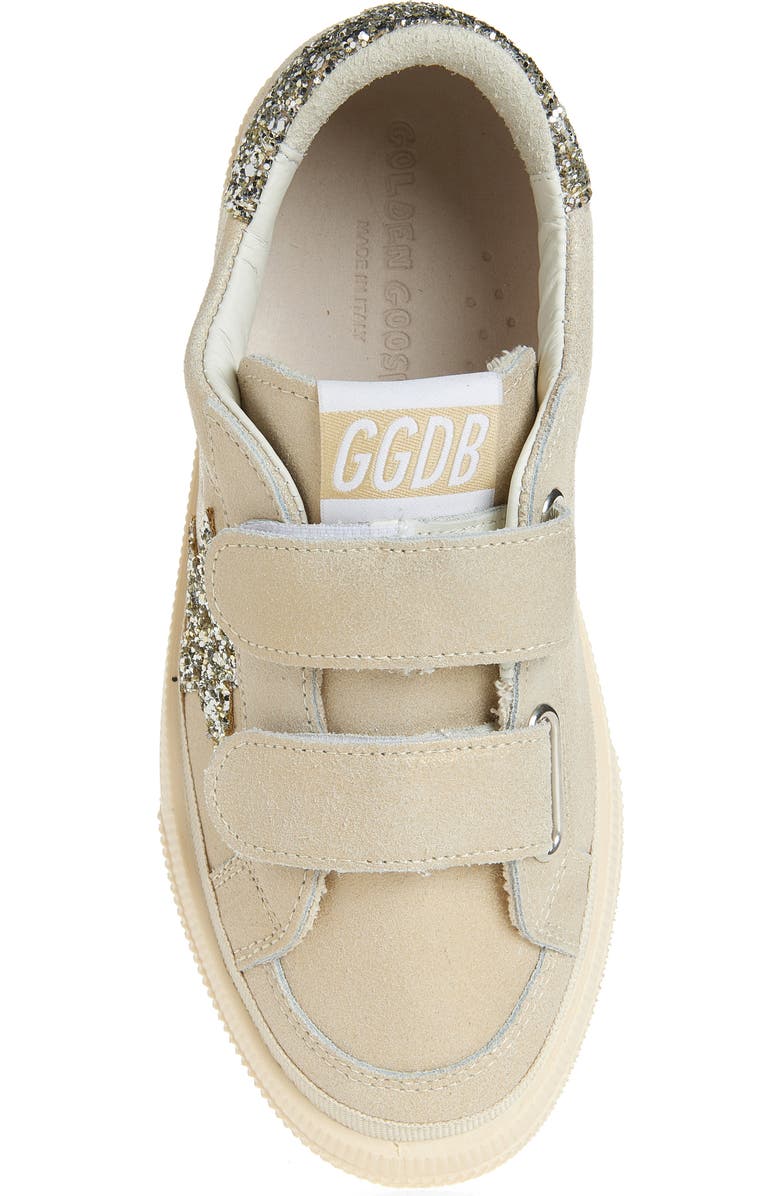 Golden Goose Kids' May School Sneaker, Alternate, color, Platinum