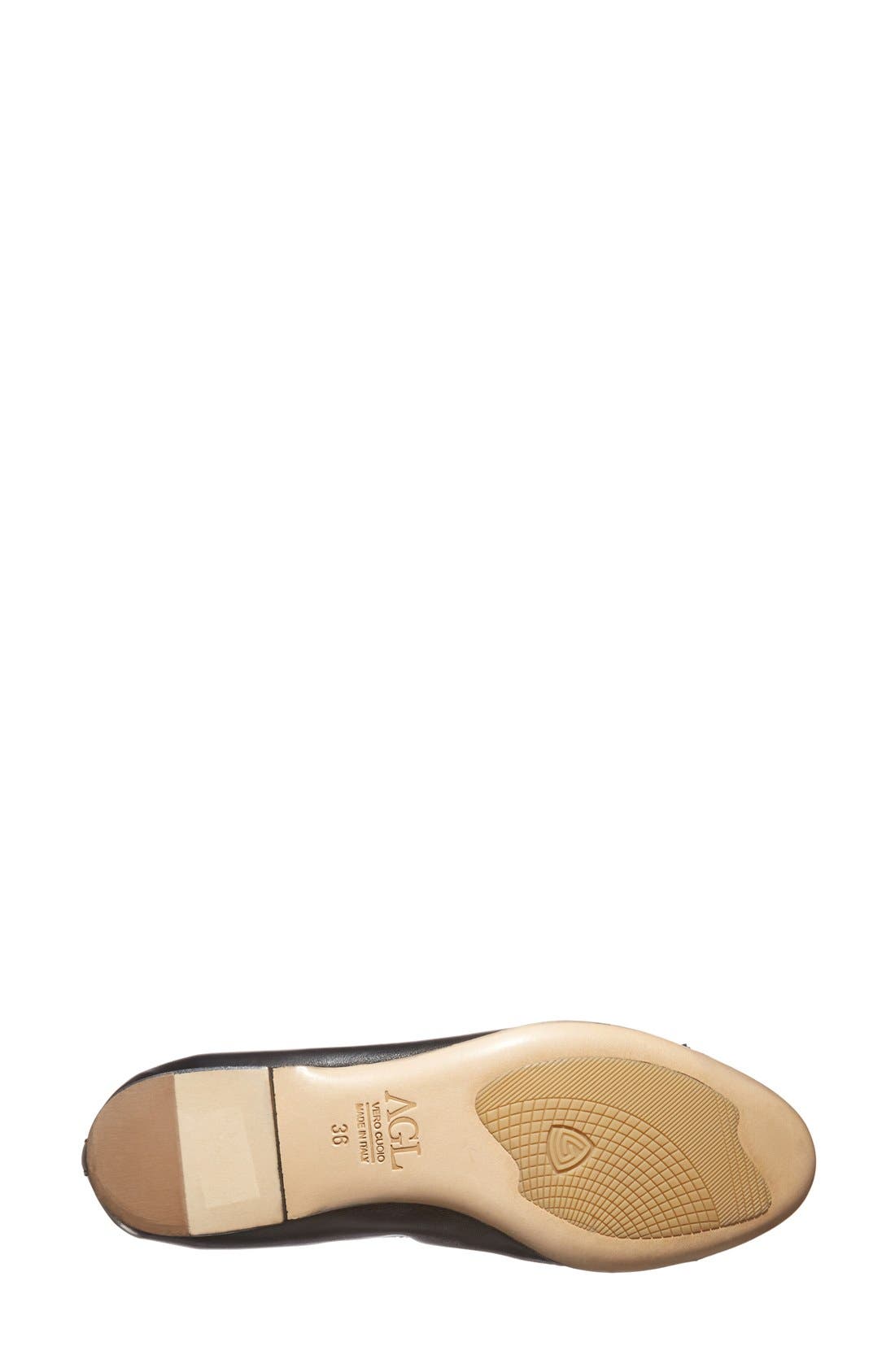 AGL Leather Ballet Flat, Alternate, color, 