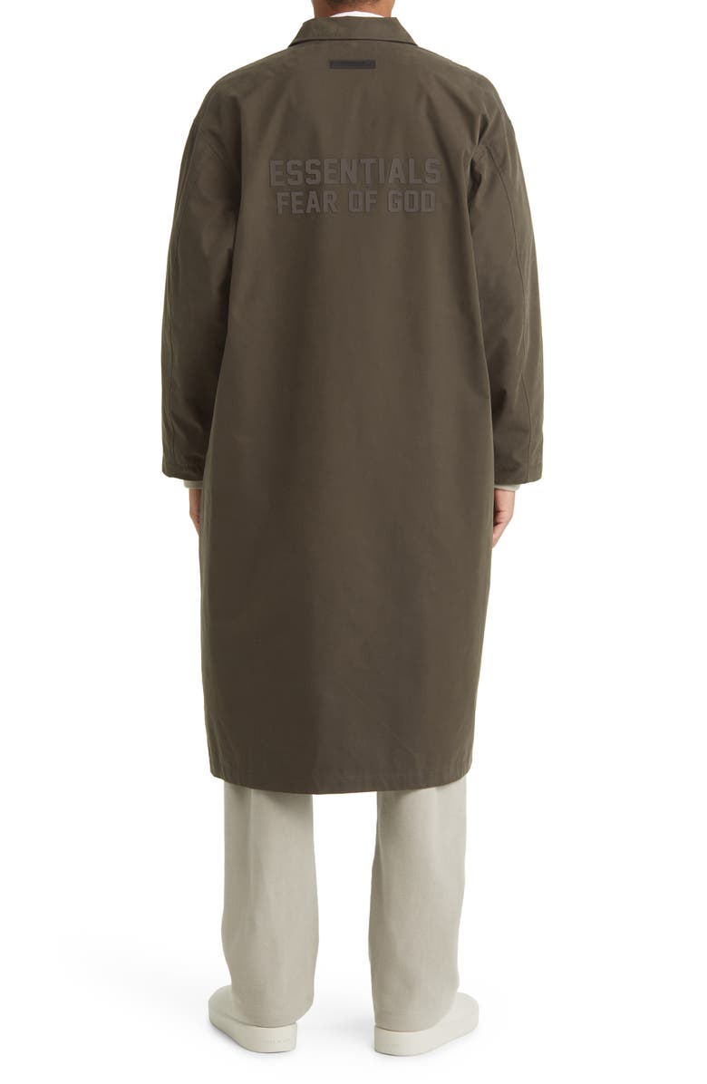 Fear of God Essentials Long Coat, Alternate, color, 