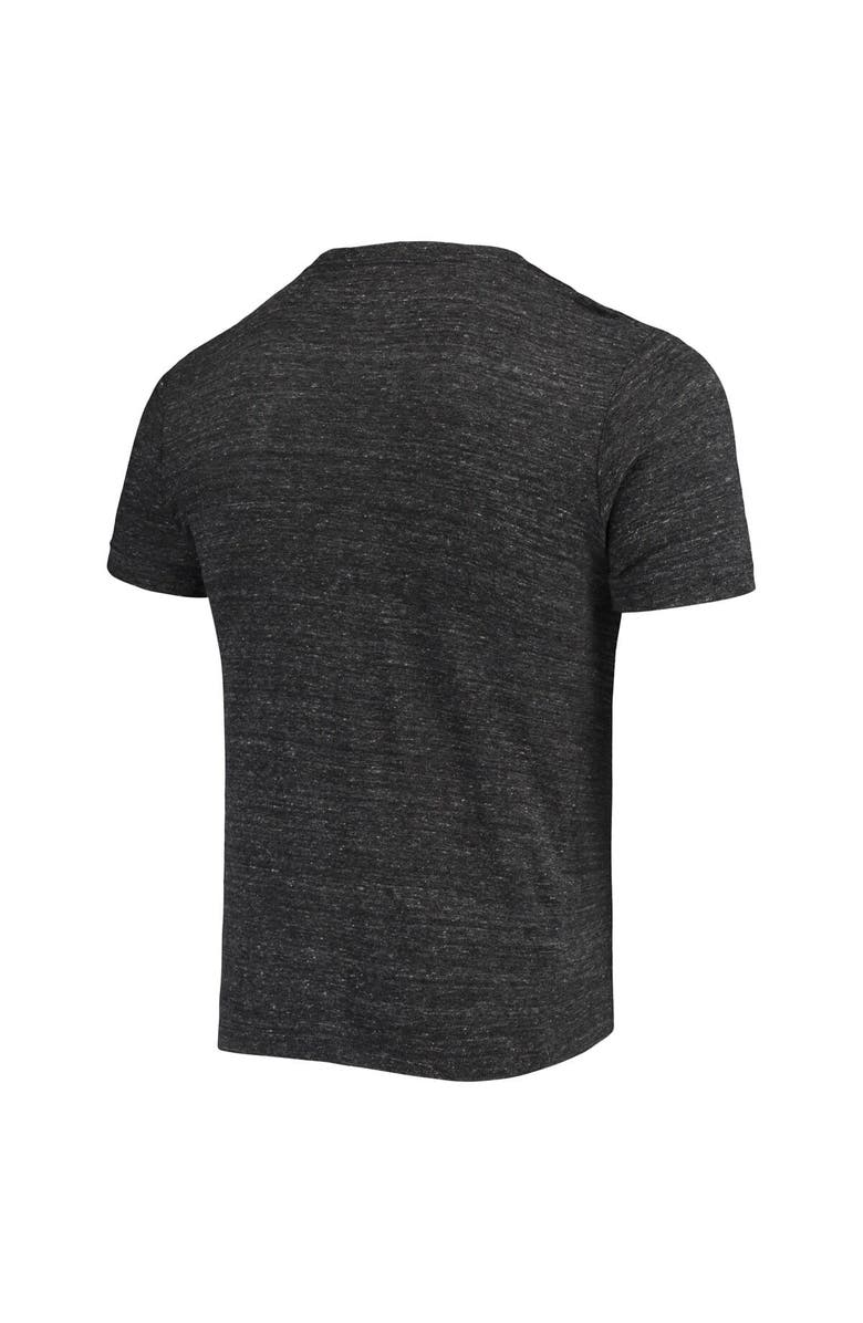 New Era Men's New Era Black Las Vegas Raiders Helmet Logo Tri-Blend T-Shirt, Alternate, color, Black