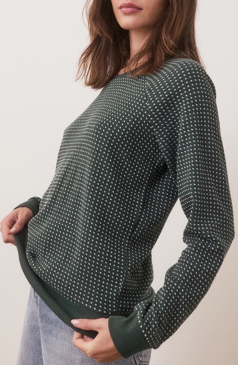 Marine Layer Daisy Textured Stitch Sweater, Alternate, color,