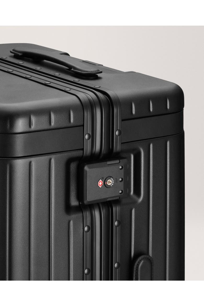 The Check-in Suitcase, Alternate, color, Black / Black