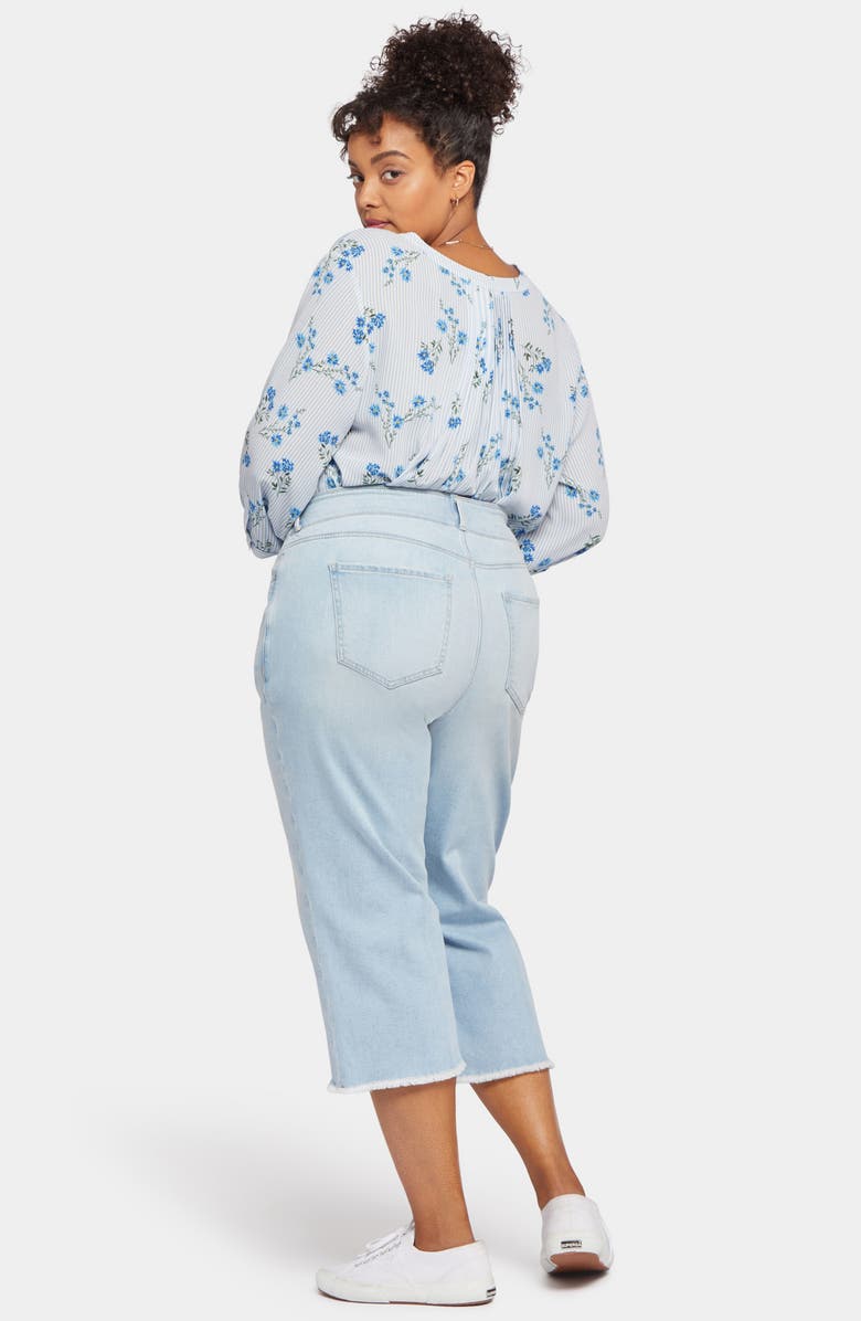 NYDJ Major High Waist Wide Leg Capri Jeans, Alternate, color, 