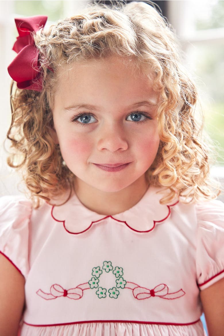 Kids' Maisie Dress, Alternate, color, Wreath Light Pink