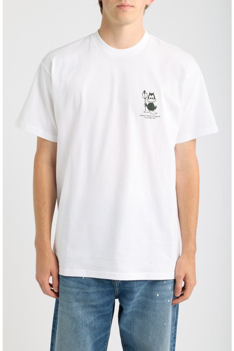 Bumper Car Organic Cotton Graphic T-Shirt, Main, color, WHITE