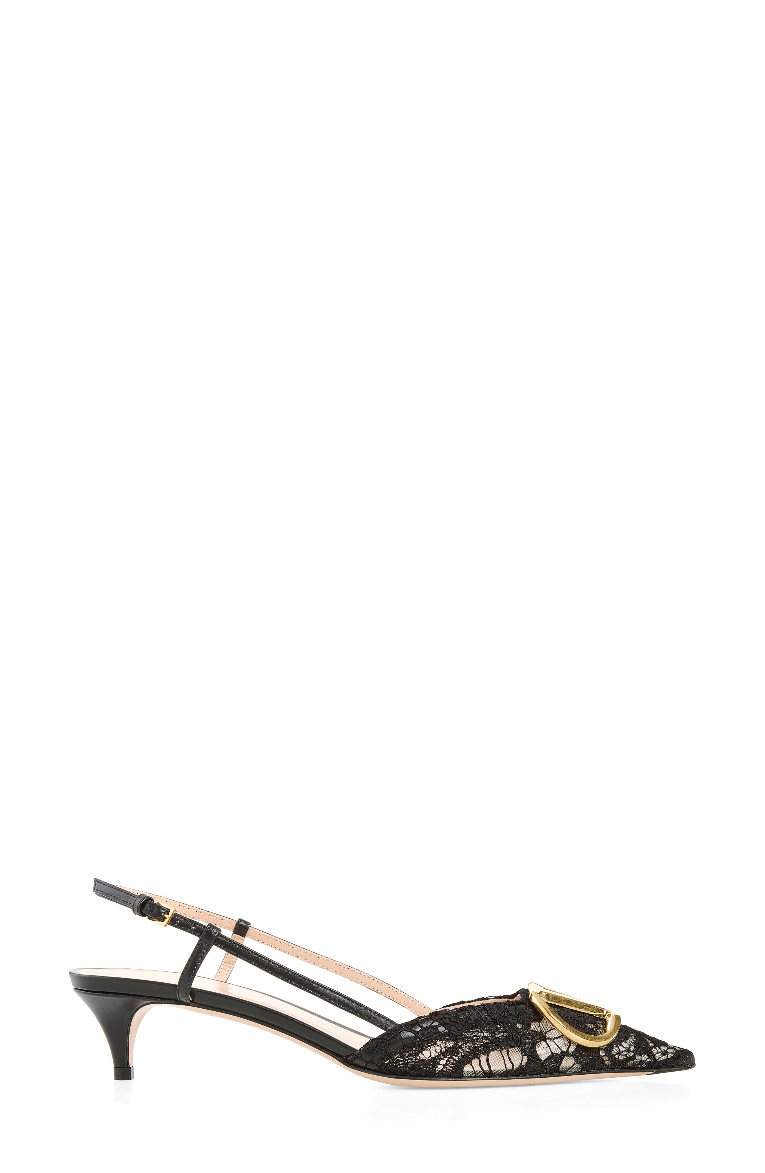 VLOGO Slingback Pump, Alternate, color, BLACK