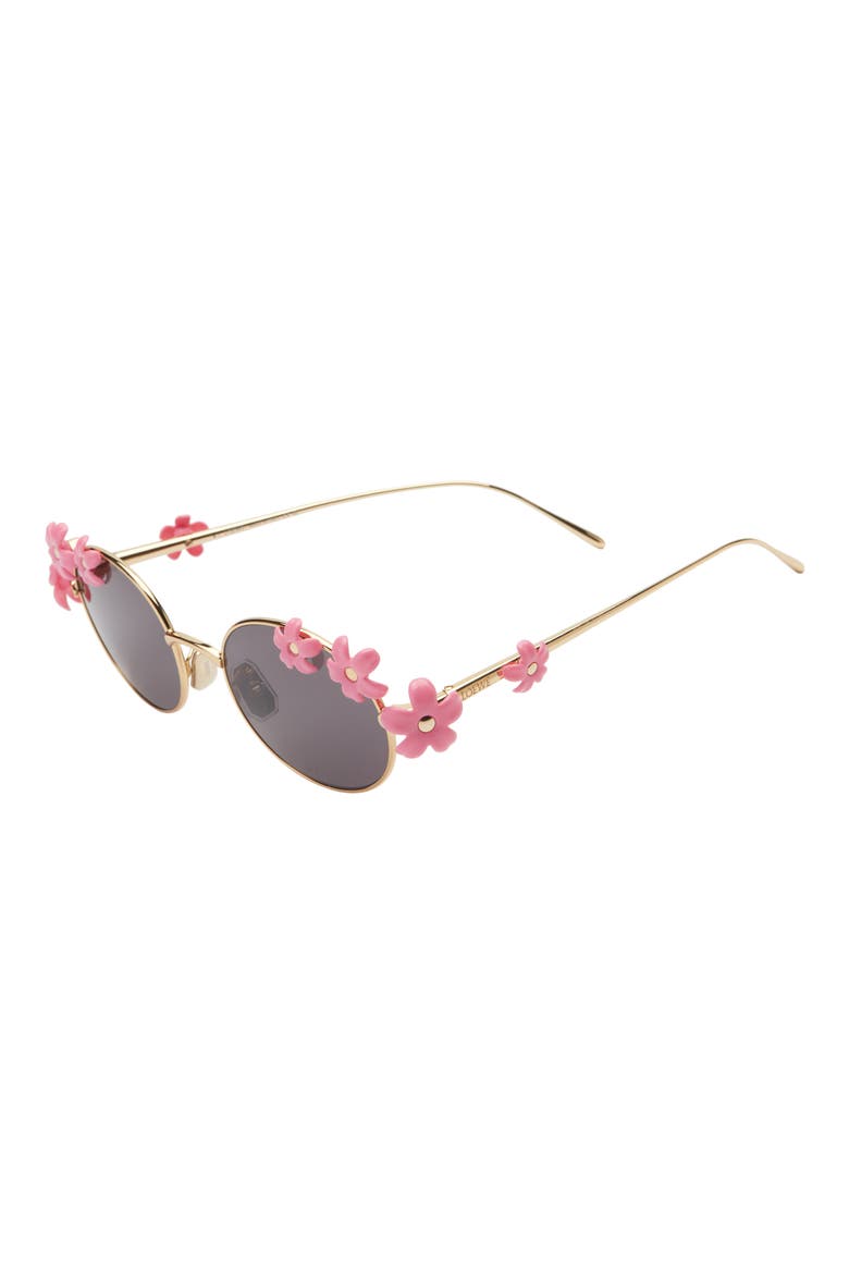 Signature Oval Sunglasses, Alternate, color, SHINY ENDURA GOLD / SMOKE