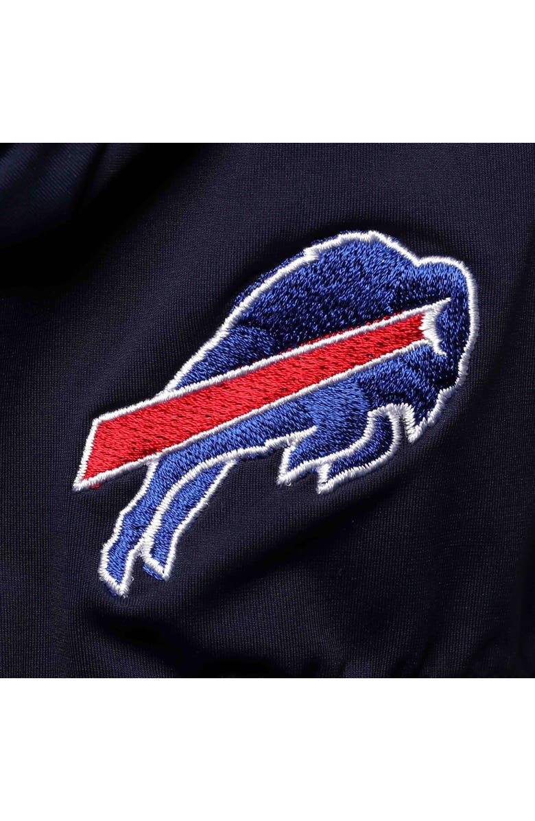 Tommy Bahama Women's Tommy Bahama Navy Buffalo Bills Pearl Clara Wrap One-Piece Swimsuit, Alternate, color, Navy