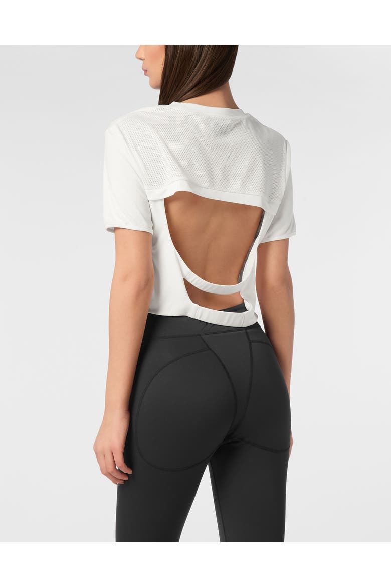 T-Shirt Round Neck Women, Alternate, color, white
