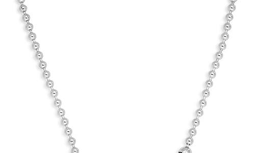 Good Art Hlywd Goosebumps Pop Lock Ball Chain Necklace In Sterling Silver