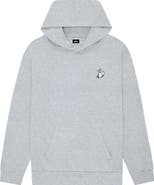 Dalix Womens Heartly Ghost Midweight Fleece Relaxed Hooded Sweatshirt