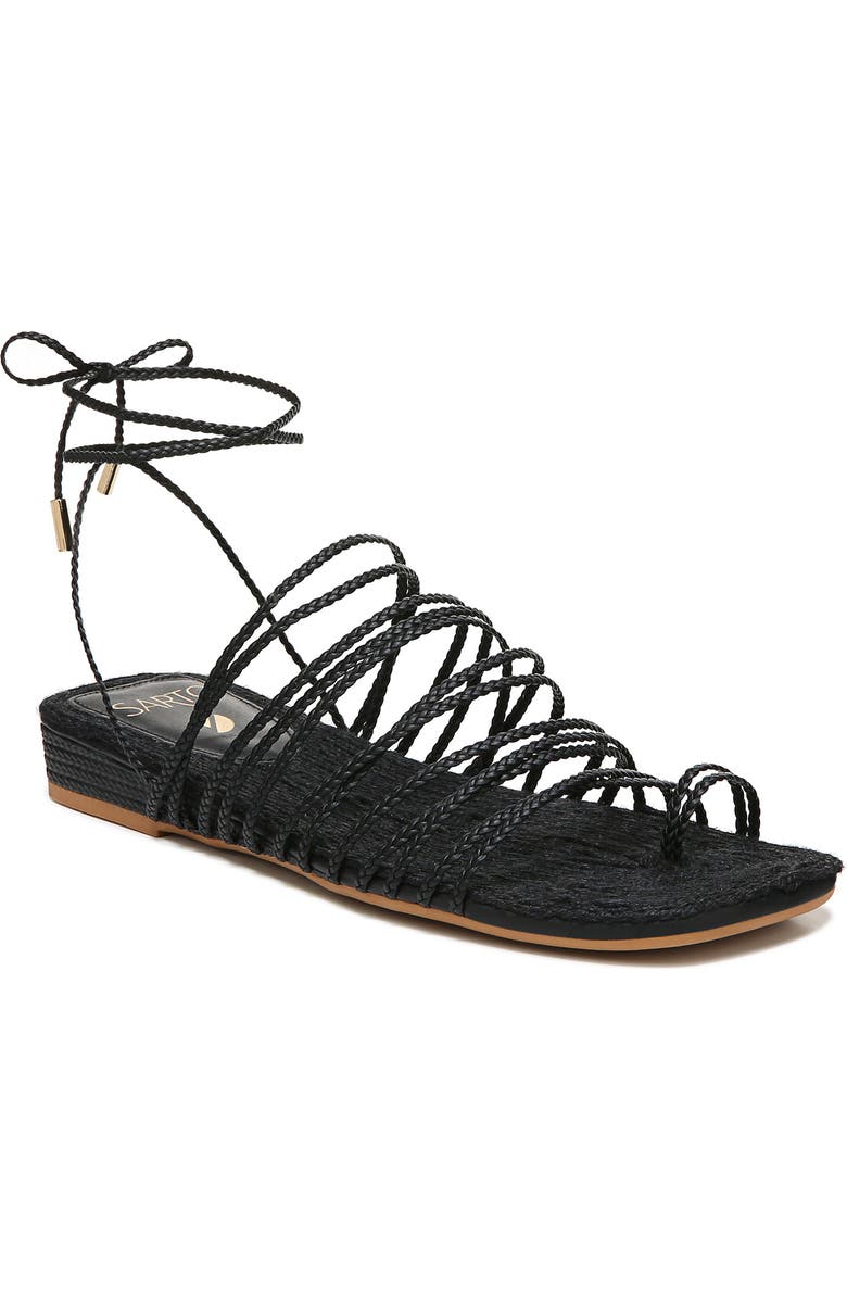 SARTO by Franco Sarto Iona Strappy Lace-Up Sandal, Main, color,