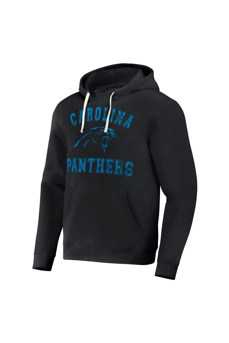Men's NFL x Darius Rucker Collection by Fanatics Black Carolina Panthers Coaches Pullover Hoodie, Alternate, color, Black