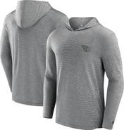 Fanatics Signature Men's Fanatics Signature Black Cleveland Guardians Front Office Tech Lightweight Hoodie T-Shirt