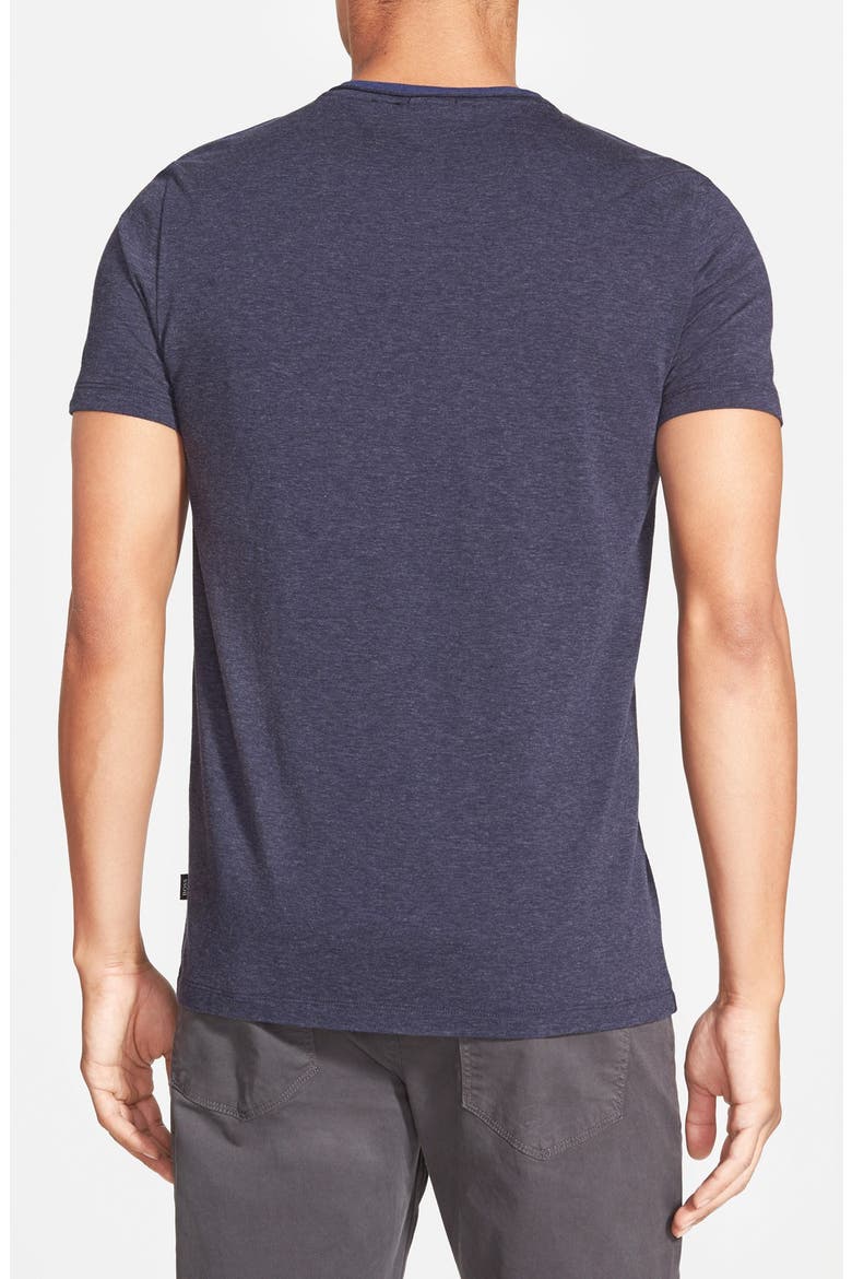 'Canistro 26' Regular Fit V-Neck T-Shirt, Alternate, color, DARK BLUE