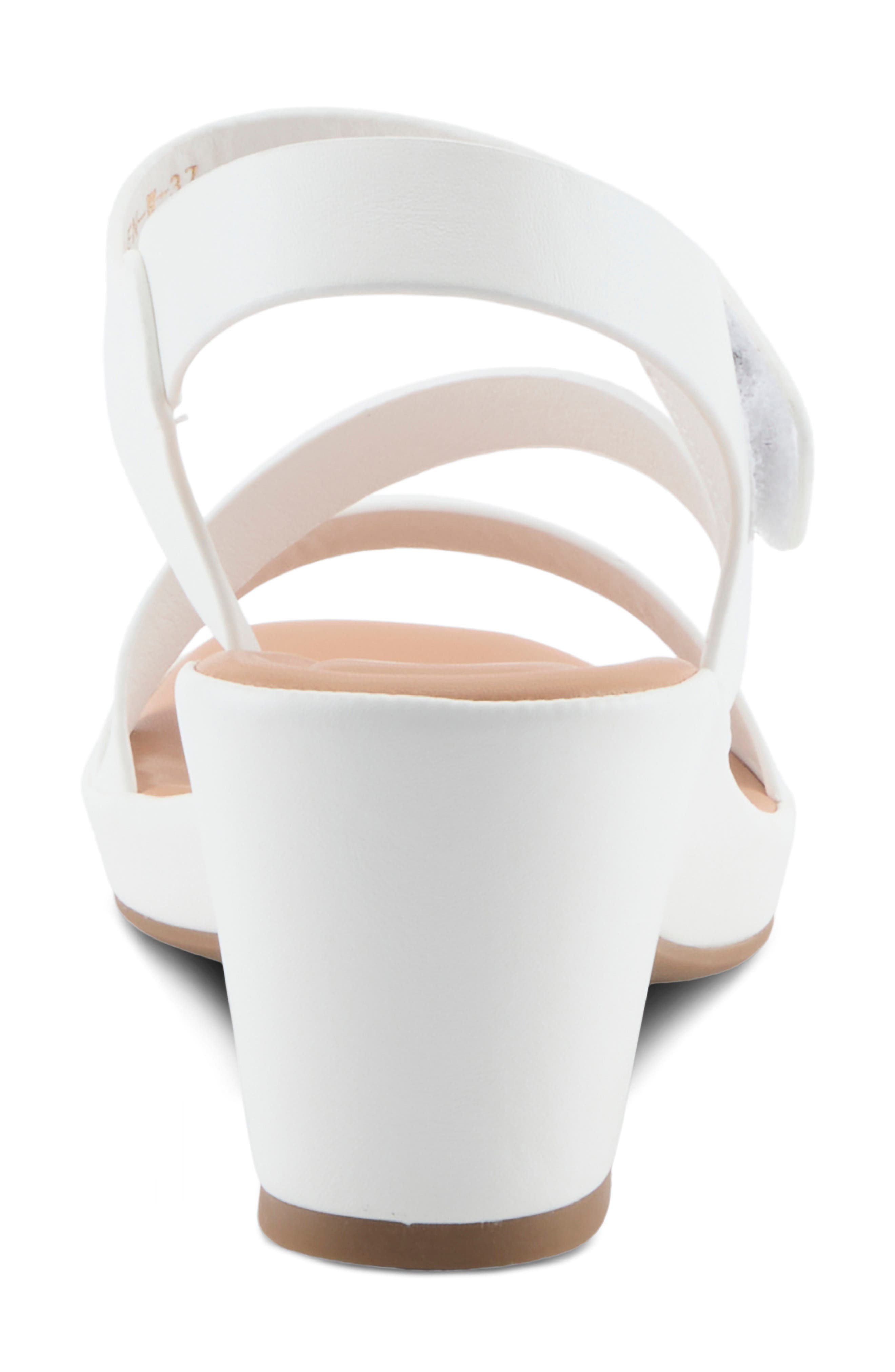 Guillen Sandal, Alternate, color, WHITE