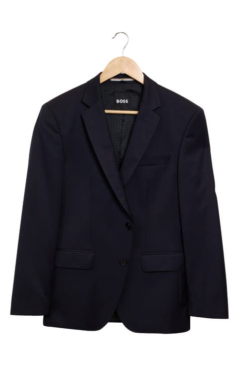 Solid Wool Sport Coat