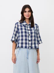 Masai Copenhagen Maisariel Checked Boxy Shirt