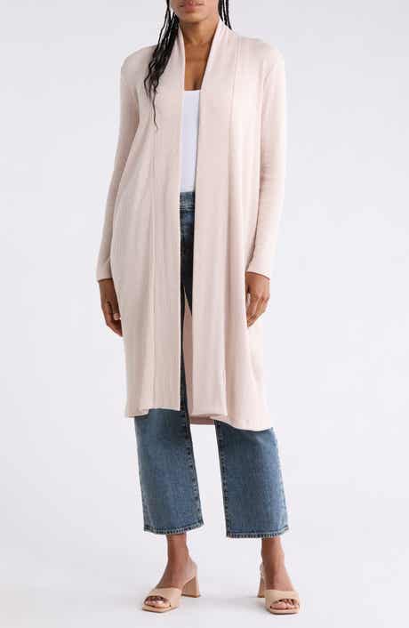 Ribbed Longline Cardigan