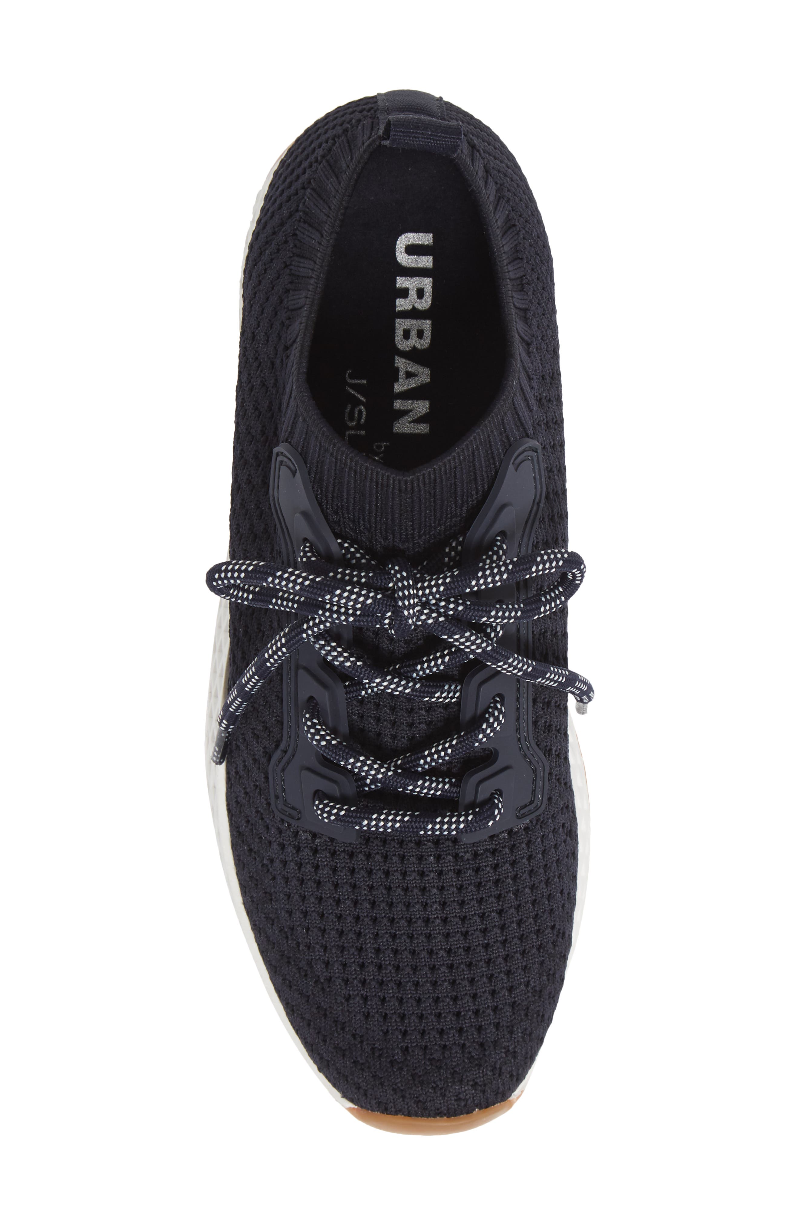 JSlides Raleigh Knit Sneaker, Alternate, color, Navy