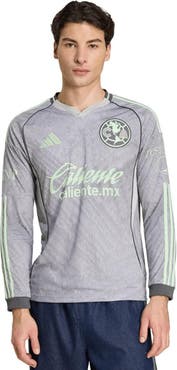 adidas Men's adidas  Gray Club America 2025/26 Third Replica Long Sleeve Jersey