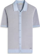 Bugatchi Short Sleeve Cardigan