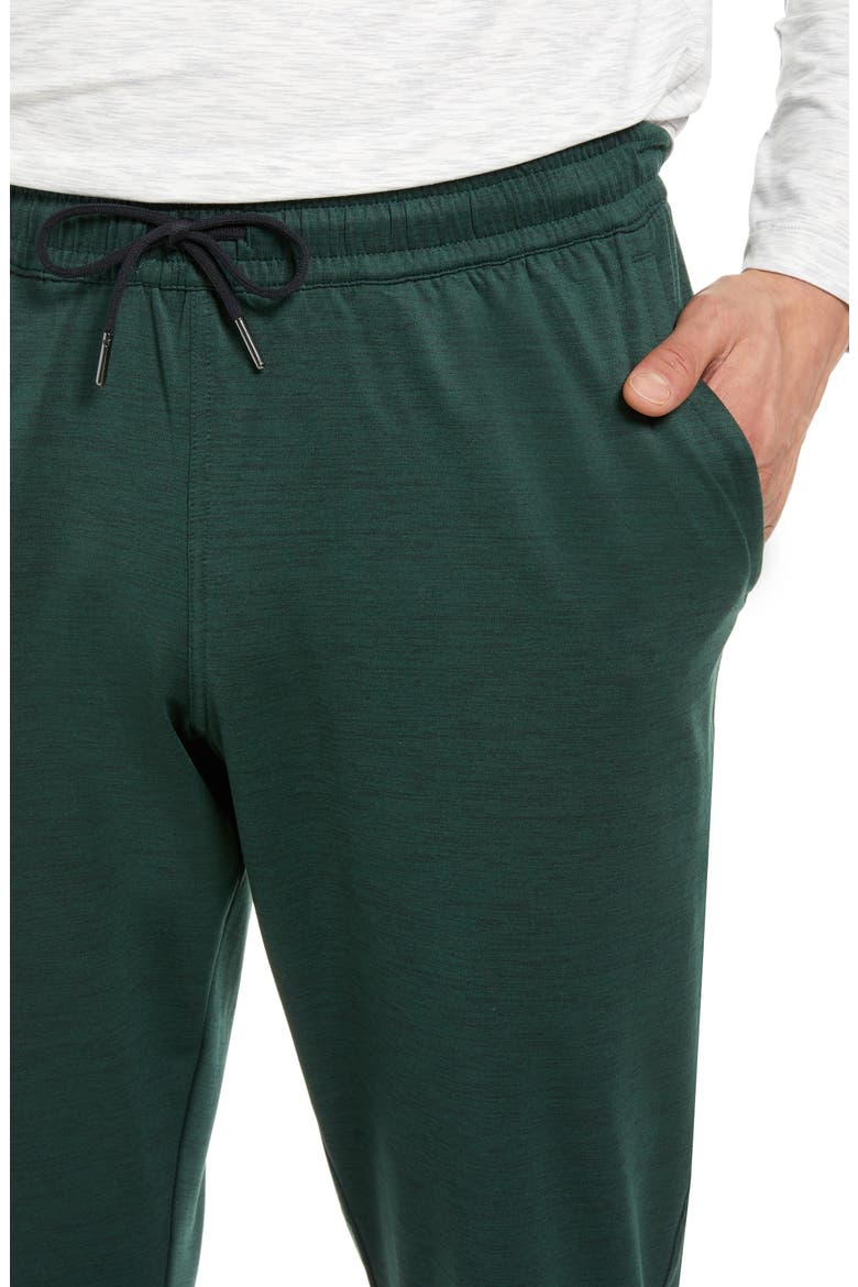 Pyrite Slim Fit Pocket Joggers, Alternate, color, GREEN PARK MELANGE