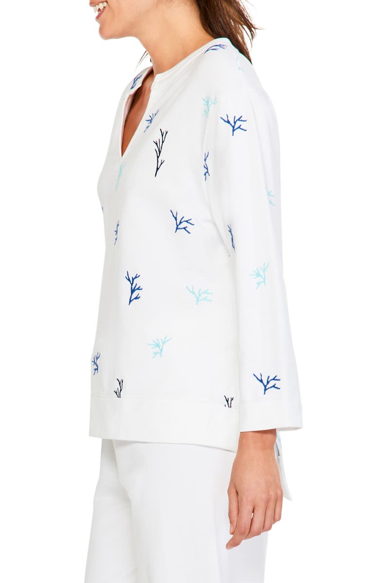 NIC+ZOE Coral Reef Knit Top, Alternate, color, 