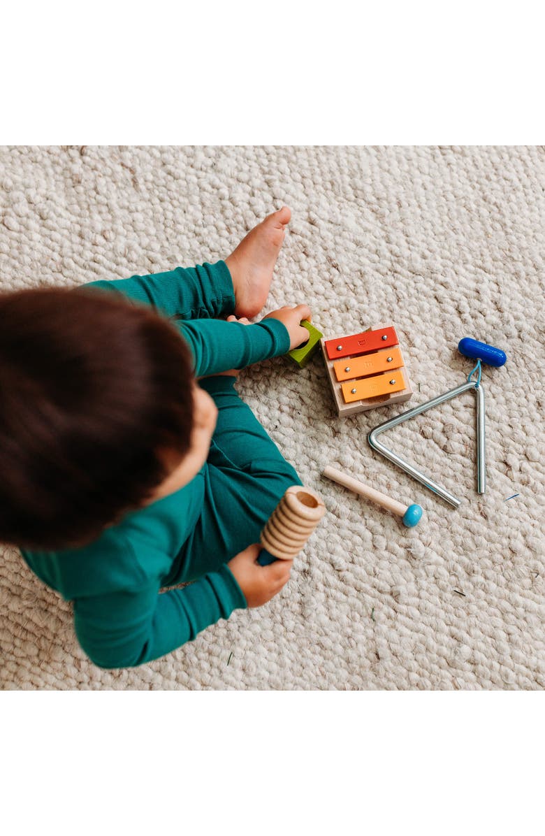 HABA Musical Sounds Play Set - Toddler Toys & Toddler Musical Instruments Preschool Learning Toys, Kids Music & Toddler Sensory Toys, Made in Germany, Alternate, color, Multi